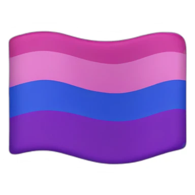 bisexual pride flag sticker