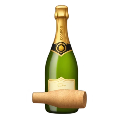 opening-champagne-bottle-with-cork sticker