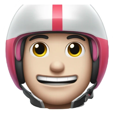 f1 racing car with Kirby eyes front view  sticker