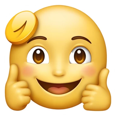 Smile emoji with okay sign sticker