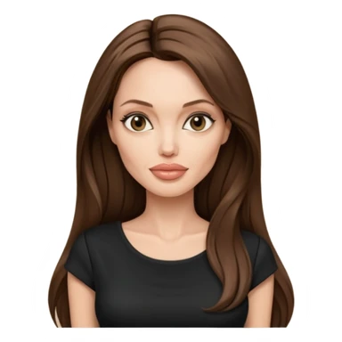 Angelina Jolie up to the waist sticker