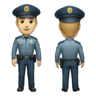 russian police man it developer sticker