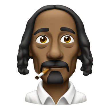 snoop dog smoking sticker