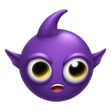 one eye one horn flying purple people eater sticker