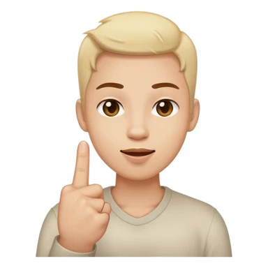 Good face with 🖕🏻 sticker