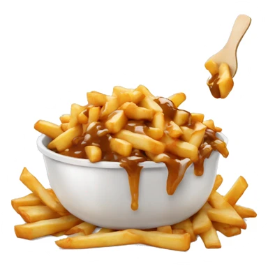 Poutine qui mange du poutine sticker