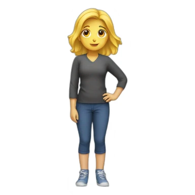 Fille qui nage sticker