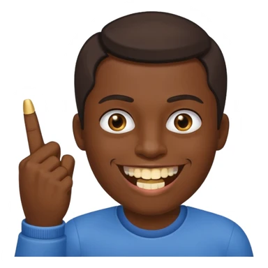 😊🖕🏽 sticker