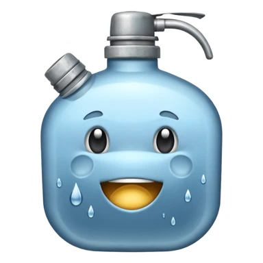 Camp Essentials, canteen,negative:character. sticker