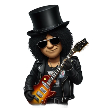 slash from guns n’ roses sticker