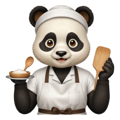 barista panda sticker