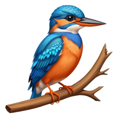 Kingfisher emoji sticker