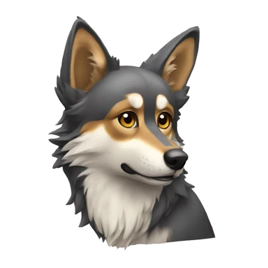 Un loup-papillon  sticker