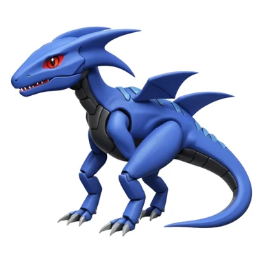 Heliolisk-Salandit-Cyclizar-Genesect-Pokémon, full body sticker