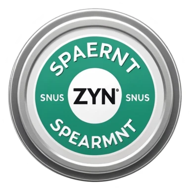 Zyn spearmint snus sticker