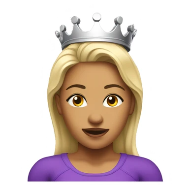 a Queen practicing Crossfit sticker