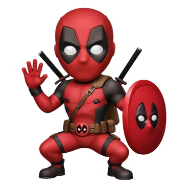 dogpool from Deadpool & Wolverine movie sticker