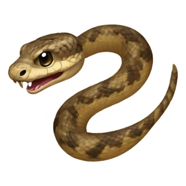 Human rattle snake sticker