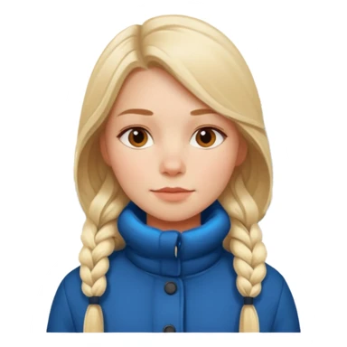 scandinavian girl in copenhagen sticker