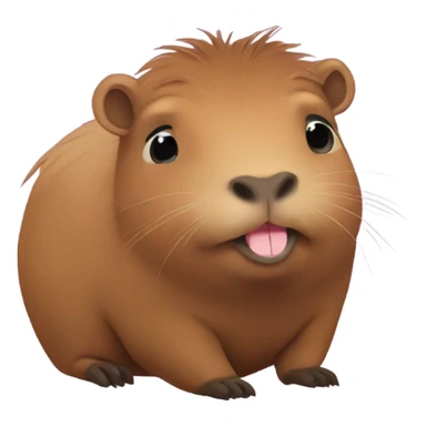 Capybara in love sticker