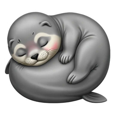 Seal sleep sticker