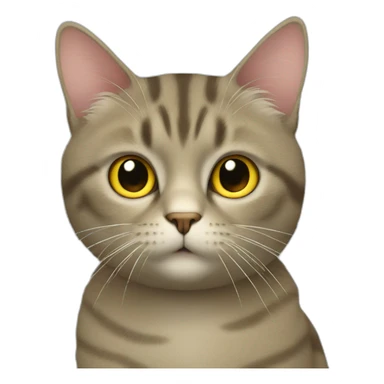 cat coding in laptop sticker