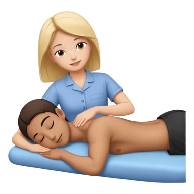 Back massage body sticker