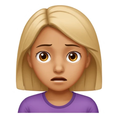frustrated female aged 10 emoji sticker