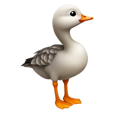 Baby tiny goose with big butt sticker