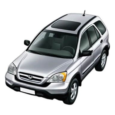 Honda CR-V 2004 gris sticker