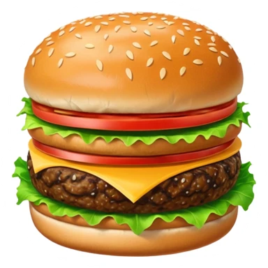 generate mea a hamburger sticker
