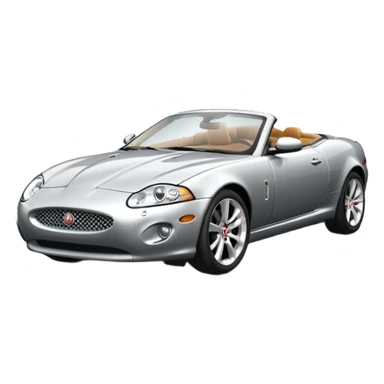 A 2007 jaguar xk from the side sticker