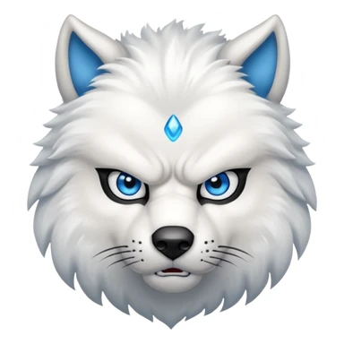 Lobo blanco sticker
