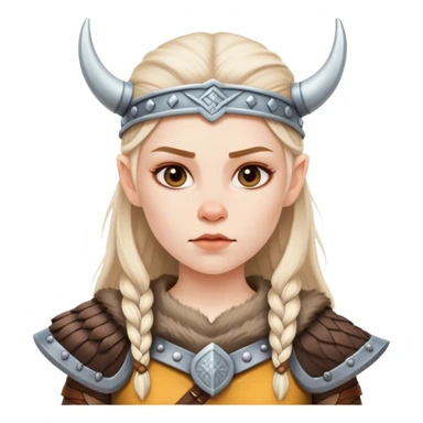 Female Viking Warrior sticker