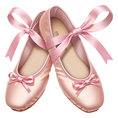 pastel pink ballet shoes sticker