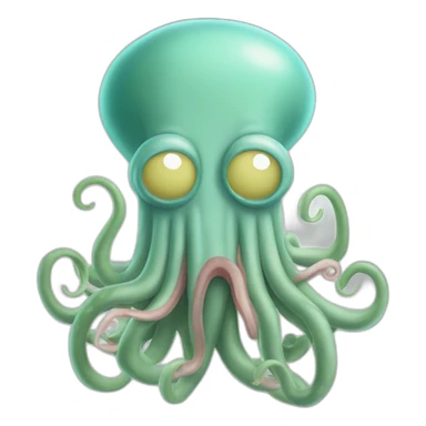 Squidward Q Tentacles from Sponge Bob sticker