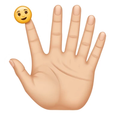 Fais-moi demain coller les unes à côté des autres. La première main gauche le pouce, l’index, majeur sont levé alors que l’annulaire et auriculaire sont repliés. Reproduit la même chose pour la main droite. sticker