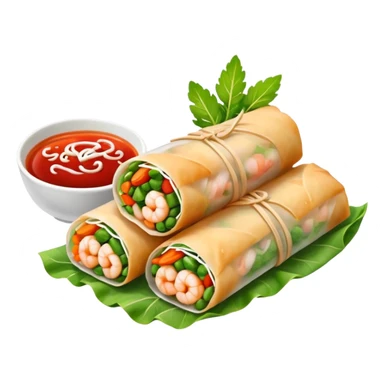 make it look like an Asian spring roll, not a burrito! (please) :) sticker