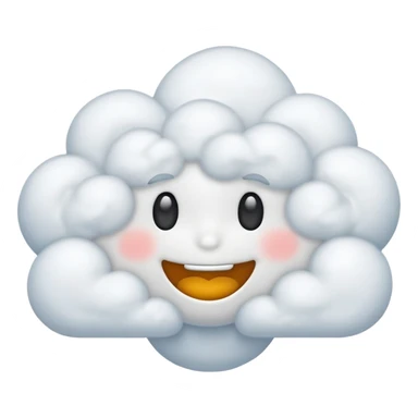 Emoji de pensamiento  nube sticker