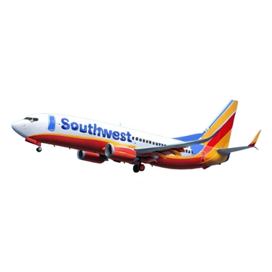 Southwest Airlines Boeing 737-800 (newer Heart One livery) sticker
