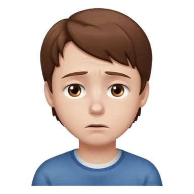 Sad boy sticker