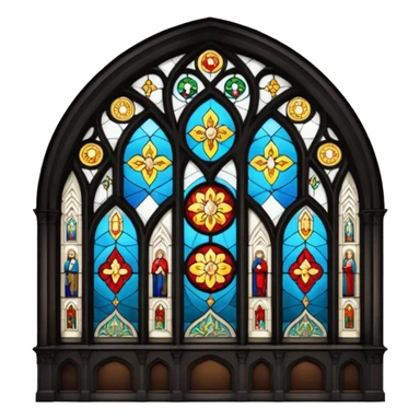 interior of a church sticker