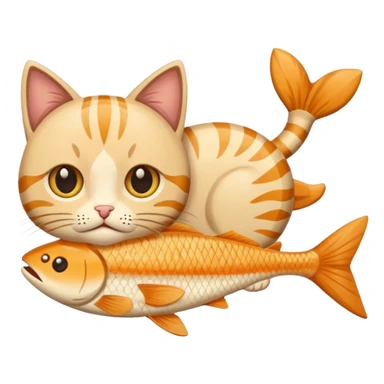 cat food fish sticker