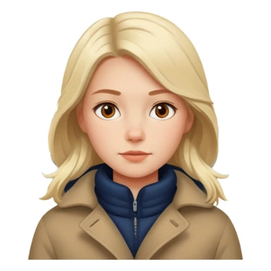 scandinavian girl in copenhagen sticker