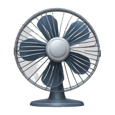 Electric fan sticker