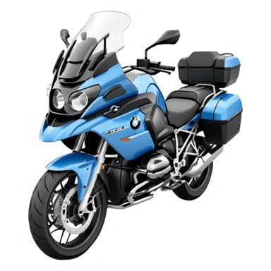 BMW RT 1200 LC Motorrad auf Tour sticker