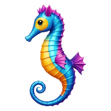 Seahorse - чтобы выглядил как настоящий эмодзи sticker
