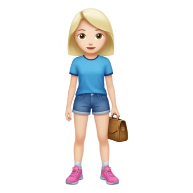 Girl opening legs sticker