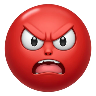 gum adel angry mad and red sticker
