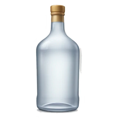 Bottle of vodka  sticker